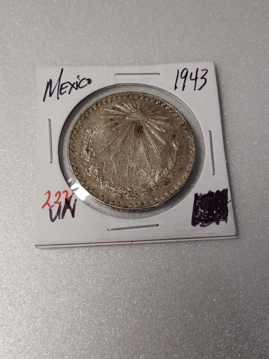 1 Peso 1943 Year Silver Mexican Coins (1905-Now) for sale | eBay