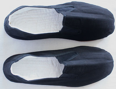 Adini Unisex Black Cotton Slip On Style Yoga Shoe-Made In China-Size 36