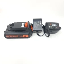 Black & Decker Genuine LBXR20 20V Lithium Ion Li-ion Battery  & LCS1620 Charger