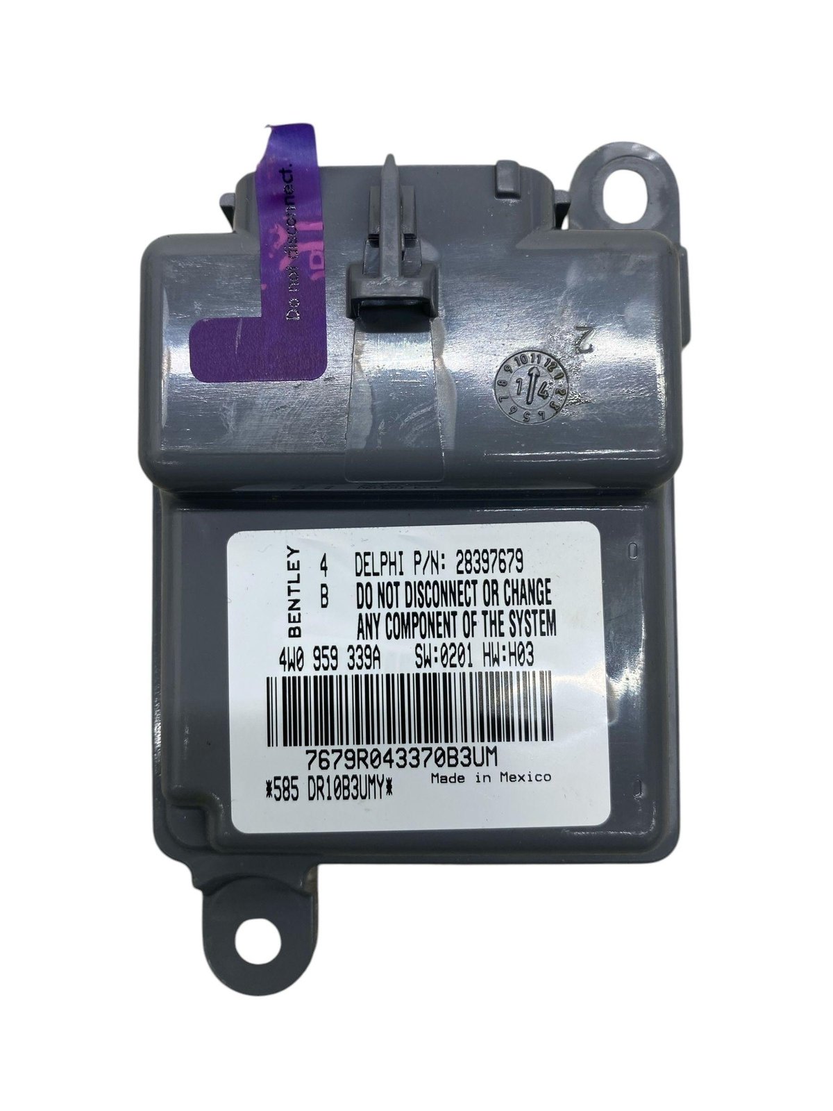2013-2019 BENTLEY FLYING SPUR FRONT RIGHT PASSENGER SEAT OCCUPANT SENSOR MODULE