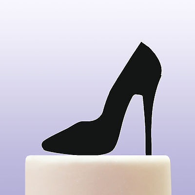 Stiletto High Heel Shoe Acrylic Designer Fashion Birthday Cake