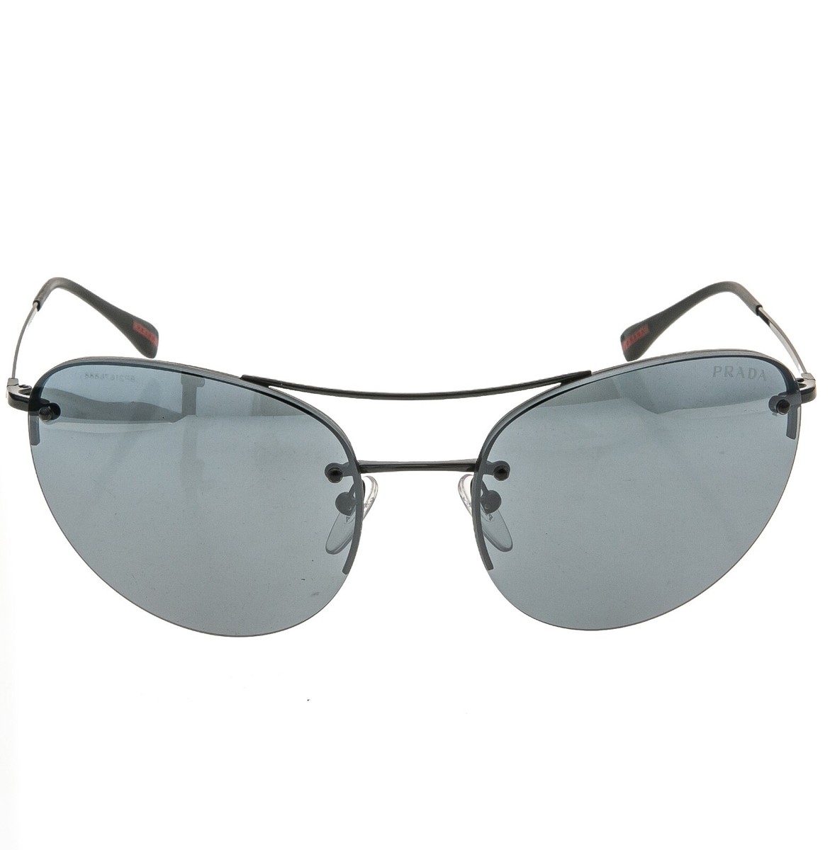 PRADA SPECTRUM 51R PS51RS Sport Cat Eye Sunglasses Black 