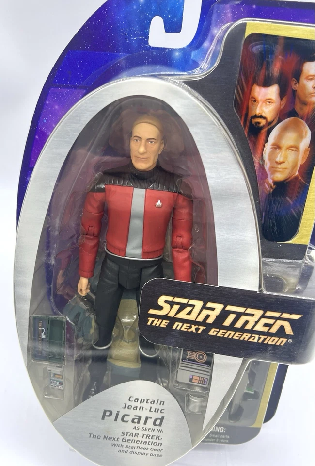 Chaqueta de Capitán Jean-Luc Picard Rara Star Trek Next Generation Diamond Select Foto 2 de 4