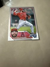 2023 Topps Chrome Michael Stefanic  RC ROOKIE CARD #138 Los Angeles Angels MLB  