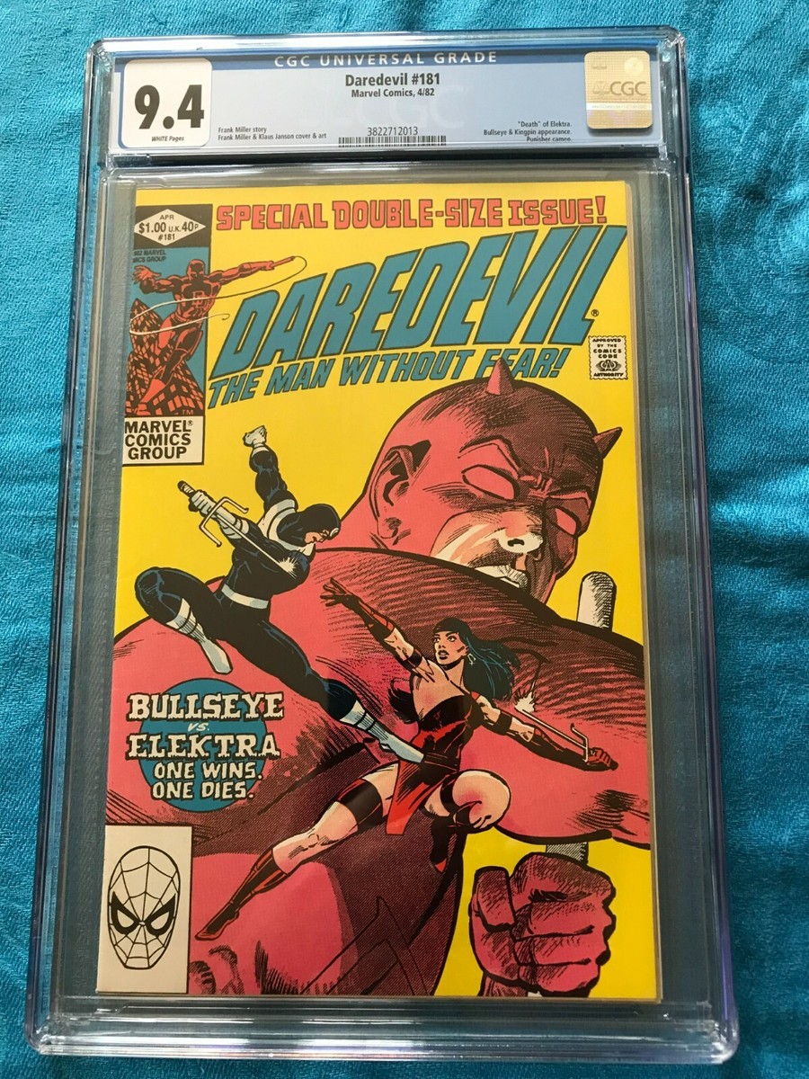 Daredevil #181 - Marvel - CGC 9.4 NM - Frank Miller story and art
