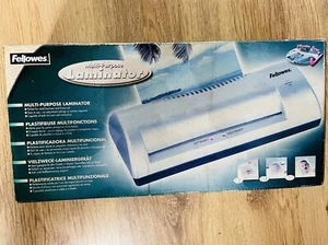 New Boxed A4 Multi Purpose Laminator By Fellowes With Starter Pouch Kit