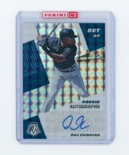 2021 Daz Cameron Panini Mosaic Silver Detroit Tigers Autographed Rookie Card B