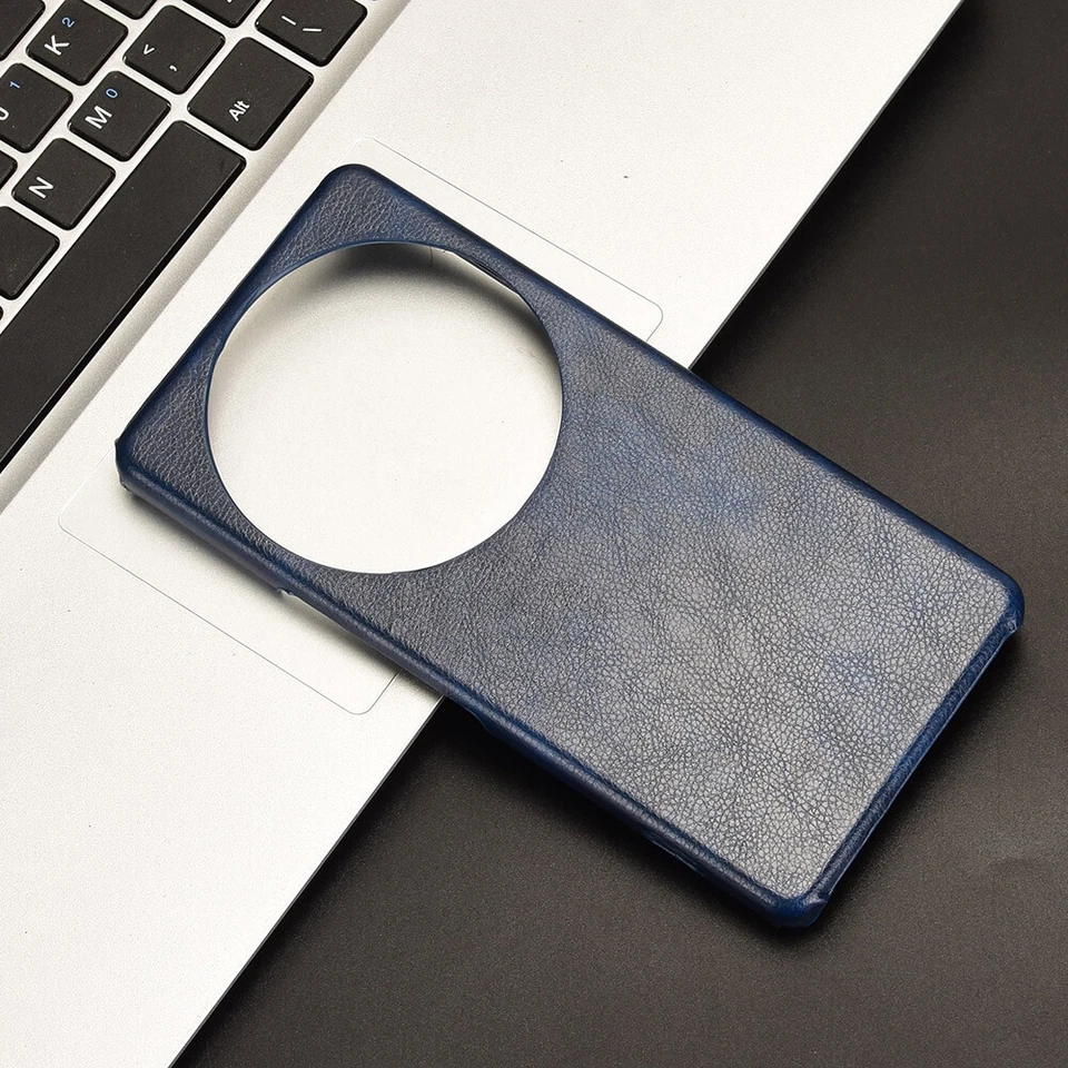 For Sharp Aquos R9 Pro SH-54E, Luxury Hybrid PU Leather Hard Bumper Case Cover - Image 4 of 4