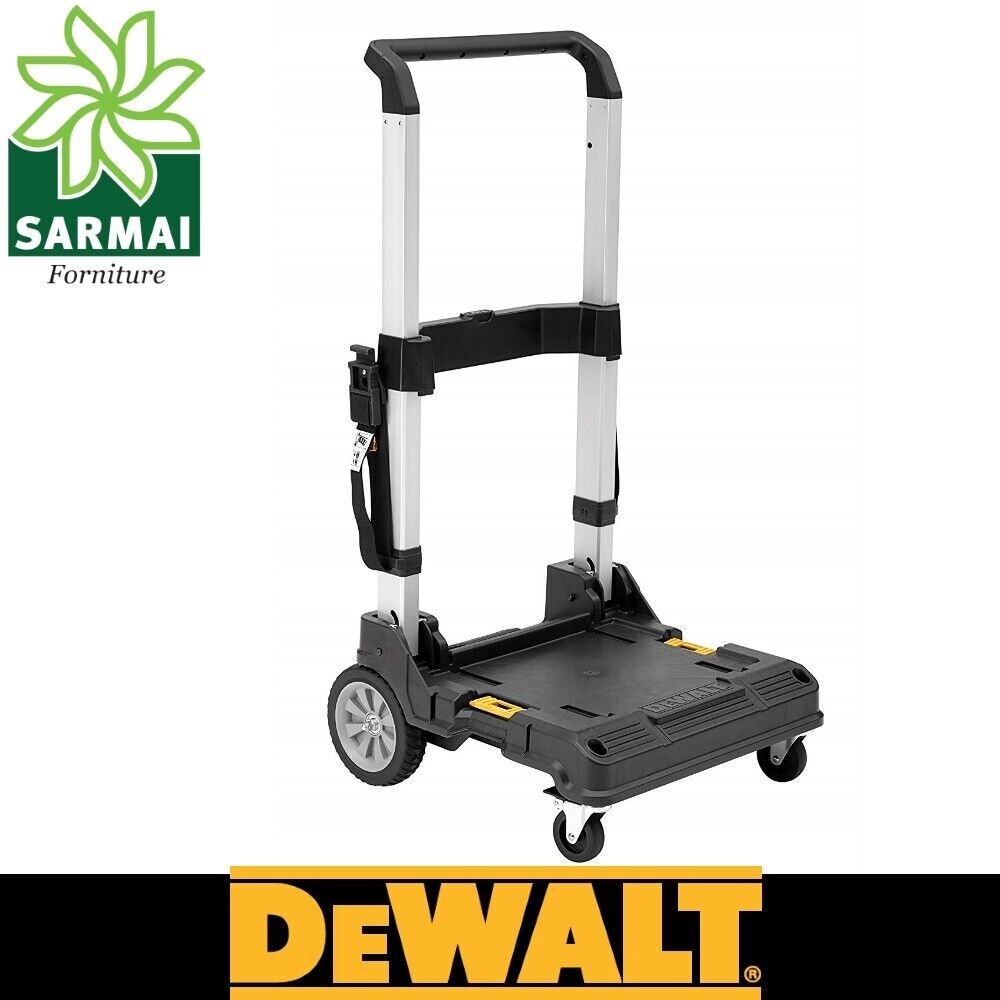 DeWALT TROLLEY TSTAK MODULARE CARRELLO PEDANA CON RUOTE PER TRASPORTO VALIGETTE