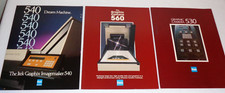 Itek Graphic Camera 530 560 Graphix Imagemaker 1980s Promotional Brochures