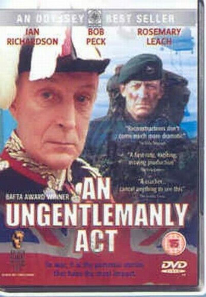 An Ungentlemanly Act DVD Drama Ian Richardson