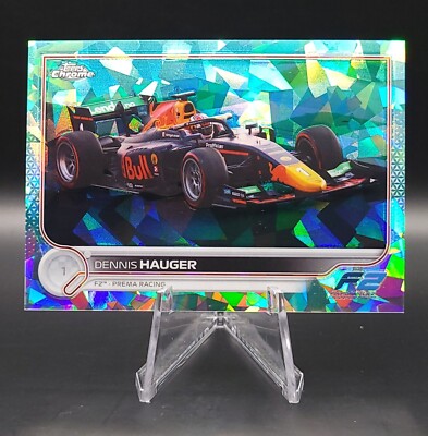 2022 Topps Chrome F1 Sapphire Aqua /99 Dennis Hauger RC #129 F2 Prema Racing