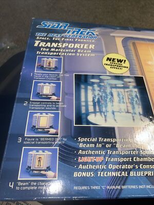 1993 Star Trek The Next Generation Playmates TRANSPORTER 6104 for