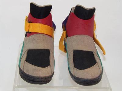 ROLLERBLADE METROBLADE VINTAGE WOMENS 8 SUEDE MULTI COLOR BOOTS EUC