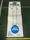 Vintage Poster Sign IH Plant Canton ILL - Hot For Quality Goal Thermometer Chart
