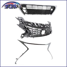 Chrome Upper & Lower Grille Gril 3PCS For 2016-2017 Lexus ES350 ES300h LX1202109