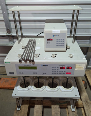 Vankel VK7000 Dissolution Testing Station 10-1200 /Vessels Paddles VK750D Heater