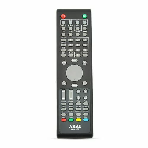 KC02-E1 AKAI TV DVD VCR Remote Control - 第 1/1 張圖片