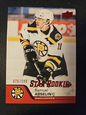 20-21 AHL Samuel Asselin Exclusive Star Rookie # /100🚨🚨🚨 Boston Bruins 
