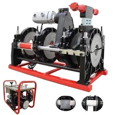 110V 3.54-9.84" 4 Clamps Hydraulic Butt Fushion Welding Machine Tube Welder PE