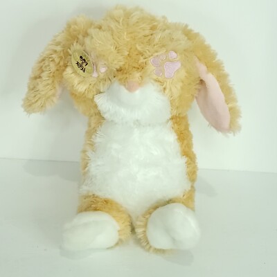 Aurora Easter Bunny Rabbit Brown Plush 10'' Stuffed Animal Peek A Boo Magnet Paws