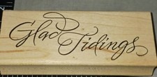 Glad Tidings, cursive, elegant, dinami design, B916,wooden