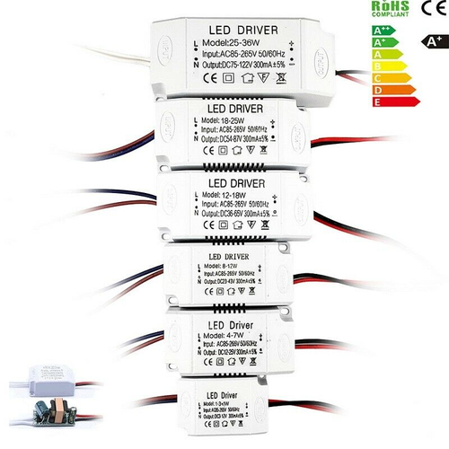 LED Driver Power Supply Transforme1W 3W 7W 8W 12W 18W 25W 36W AC 240V 300mA - Picture 2 of 16