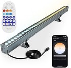 Smart Wall Washer Lights 72W 9600lm Dimmable 2700K-6500K LED Bar Light APP