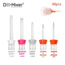 Dx-Mixer HP VPS PVS Impression Material Dental Mixing Tip 1:1/10:1 Made In KOREA