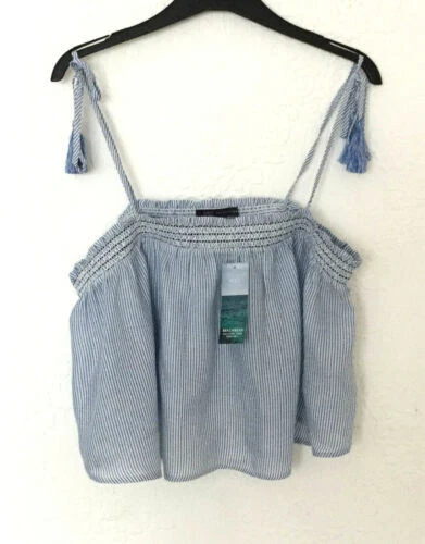 Cotton Striped Tops & Shirts for Women