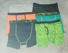 lot of 6 prs Mixed Brand Boys sz M 10-12 Boxer Briefs
