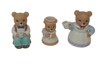 Homco The Bear Essentials Tea Time 1427 Figurines Set Of 3 Sri Lanka