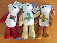 NWT LIMITED TREASURES 50 STATES OF AMER. COIN BEARS-NEW YORK NEW JERSEY NEW HAMP