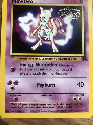 1995 Mewtwo Movie Pokémon Card 70HP | eBay