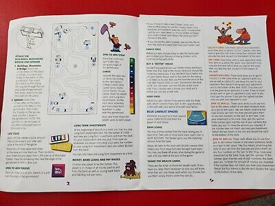 2007 The Game of Life Board Game Instructions Only - Replacement Parts