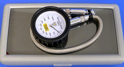 Auto Meter 2164 Tire Pressure Gauge, Analog with Peek Hold 0-100 PSI Autometer