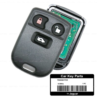 3 Tasten Funk Schlüssel Fernbedienung für Jaguar X-Type S-Type XK8 XJ XJ6 XJ8
