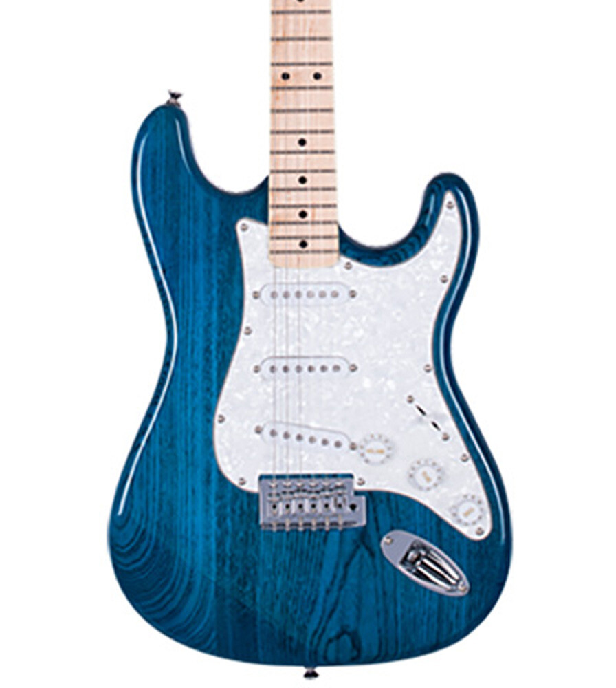 Electric Guitar SC Style White Swamp Ash Body Maple neck and fingerboard by SX e Electric Guitar SC Style White Swamp Ash Body Maple neck and fingerboard by SX e