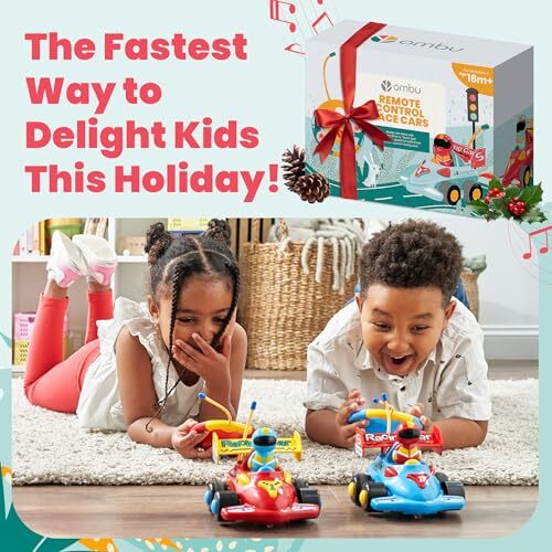 Set of 2 Remote Control Car, Remote Control Toys, Toddler Boy Toys, Blue/Red - Picture 4 of 8