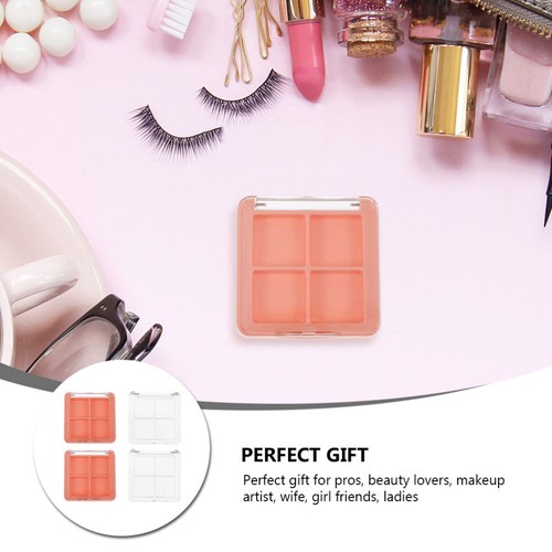 4 Pcs Lidschatten-Box Leere Lidschattenpalette Make-up-Palette Mit Gitter - Bild 6 von 12