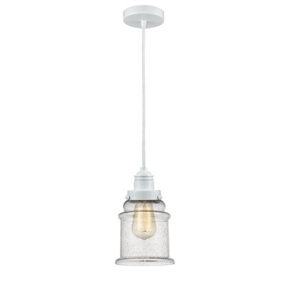 Innovations W Canton Mini Pendant, WH Seedy/Bell/WH - 100W-10W-2H-W-G184