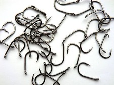 50x RAPIER SERIES CARP HOOKS BARBED AND BARBLESS VARIOUS SIZES HAIR RIGS ETC