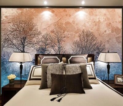 3D Tree Branches K16167 Wallpaper Mural Self-adhesive Removable Sticker Kay