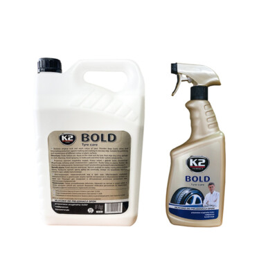 SET K2 Bold Reifen Gummipflege Reifenglanz Tiefenglanz Reifenpflege 5L + 700ml