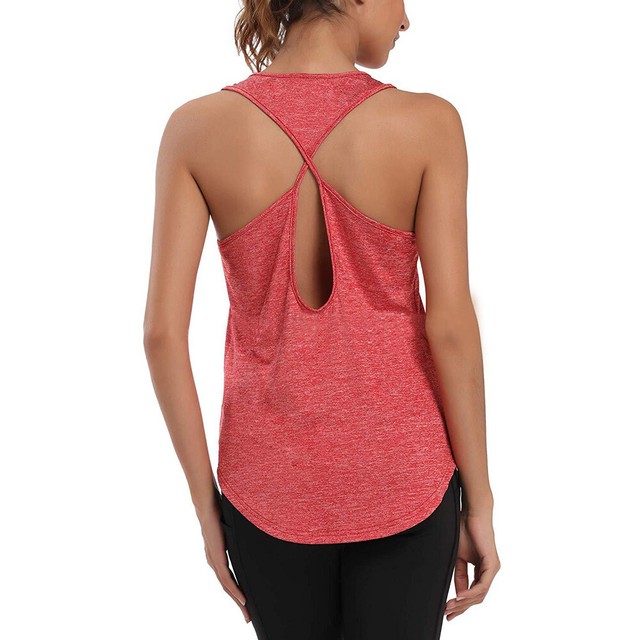 womens sleeveless workout tops