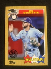 2022 Topps 1987 Baseball All Star Bo Bichette Toronto Blue Jays #87AS-41