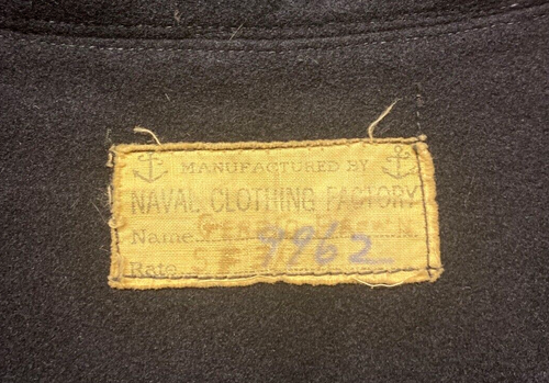 Vintage WWII US Navy Sailor Wool Uniform Naval Clothing Factory Cracker Jack Hat - Picture 10 of 24