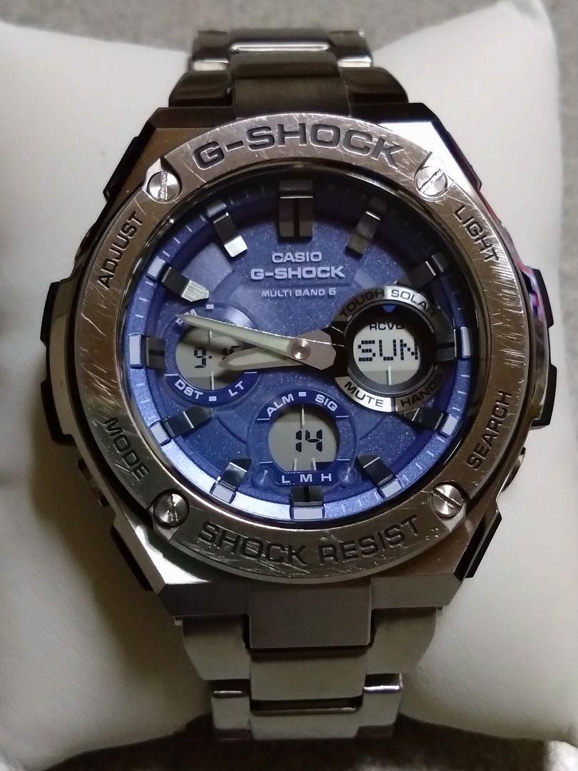 G-Shock 5444 JA Black/Gold Crystal Bezel Men's Watch with G-Shock 5444 JA Black/Gold Crystal Bezel Men's Watch with