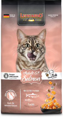 LEONARDO Adult Salmon GF 7,5 kg Katzenfutter Trockenfutter Futter getreidefrei