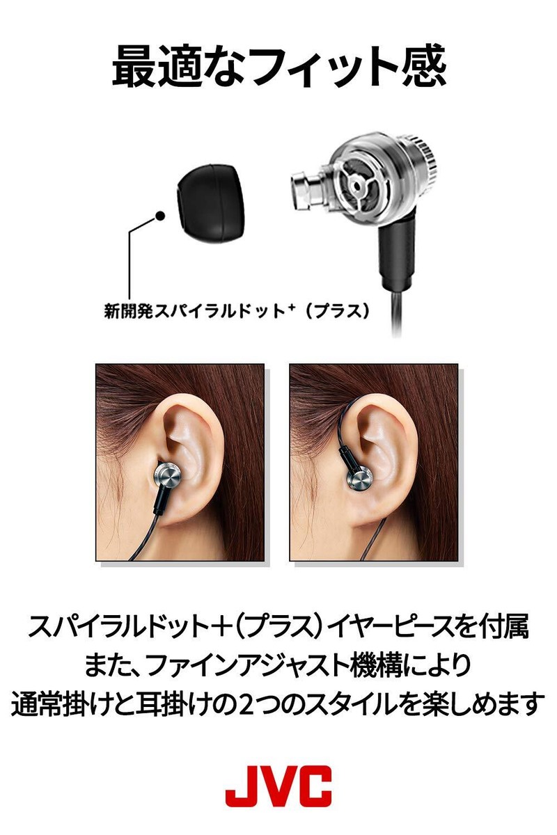 JVC HA FD01 canal type earphone CLASS-S SOLIDEGE Japan | eBay